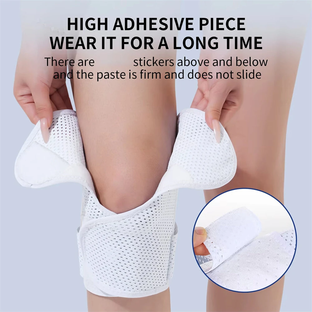 Shreeved Elastic Knee Pads Knee Support Joints Protector Fitness Gear Injury Recovery Brace Protector Non-Slip - Black (BUY 1 GET 1 FREE)