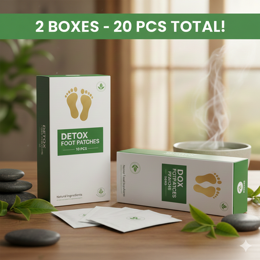 2 Boxes of Detox Foot Patches - 10 Pc per Box
