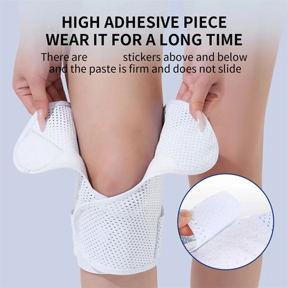 Shreeved Elastic Knee Pads Knee Support Joints Protector Fitness Gear Injury Recovery Brace Protector Non-Slip - Black (BUY 1 GET 1 FREE)